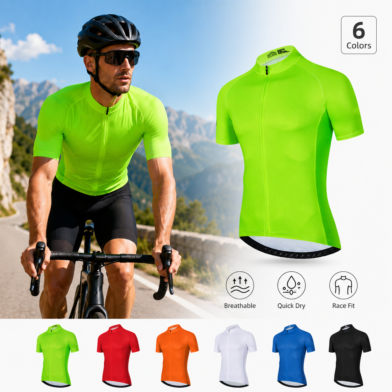 Men's Quick Dry Cycling Jersey