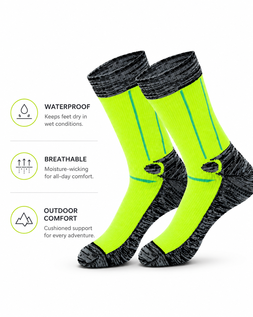 Waterproof Crew Socks